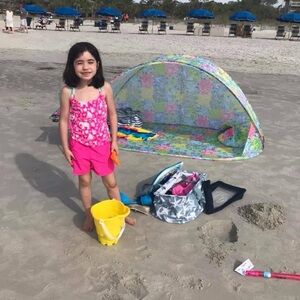 Lilly Pulitzer for Pottery Barn Sunshade in Cheek to Cheek print